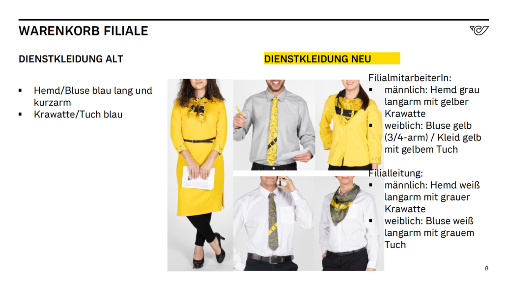 Die neue Dienstkleidung FCG Post