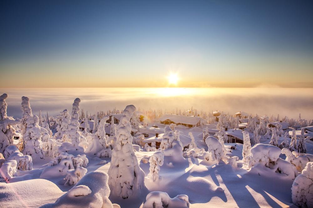 Finnland Winterlandschaft